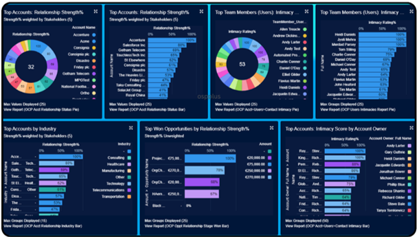 OpsPlus Relationship Sales KPI Dashboards